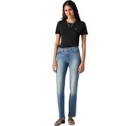 Levi's 314 Shaping Straight Vaqueros, Smudged Line, 33W / 32L Mujer