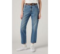 Levi's 501® Crop Jeans Med Indigo Talla: W23L26 | Vaqueros Rectos Outlet | Mujer | Azul