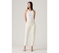 Levi's 501® Crop Jeans White Talla: W24L28 | Vaqueros Rectos Outlet | Mujer | Blanco