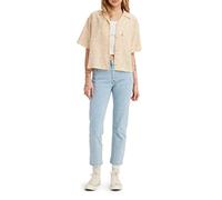 Levi's 501 Crop Vaqueros, Blue Pattern, 26W / 26L Mujer