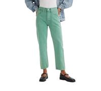 Levi's 501 Crop Vaqueros, Dusty Beryl Green 501, 25W / 26L Mujer