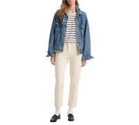 Levi's 501 Crop Vaqueros, Ecru Booper No Damage, 30W / 28L Mujer