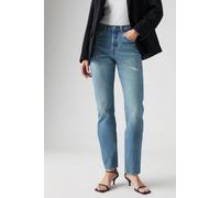 Levi's 501 Jeans For Women Historically Blue Talla: W23L32 | Vaqueros Rectos Outlet | Mujer | Azul