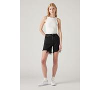 Levi's 501® Mid Thigh Shorts Black Talla: W24 | Pantalones Cortos Outlet | Mujer | Negro