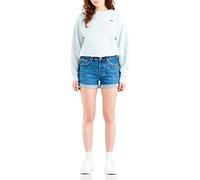 Levi's 501 Rolled Short Pantalones cortos, Orinda Troy Scraped, 31 Mujer