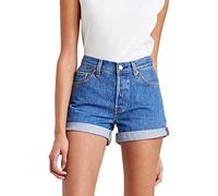 Levi's 501 Rolled Short Pantalones cortos vaqueros Mujer Sansome Ransom (Azul) 25 -