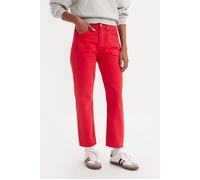 Levi's 501 Straight Jeans Red Talla: W26L26 | Vaqueros Rectos Outlet | Mujer | Rojo
