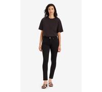 Levi's 711 Double Button Soft Black Talla: W24L32 | Vaqueros Skinny Outlet | Mujer | Negro