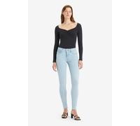 Levi's 711 Double Button Soho Azure Mood Talla: W28L28 | Vaqueros Skinny Outlet | Mujer | Azul