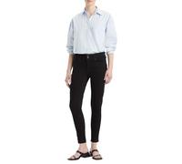 Levi's 711 Double Button, Jeans Skinny Fit para Mujer, Negro (Midnight Gaze), 28W / 28L