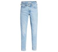 Jeans ajustados de doble botón Levi's para mujer 711, azul claro, W26 L32