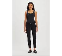 Levi's 711 Double Button Vaqueros, Negro (Night Is Black), 23W / 28L para Mujer