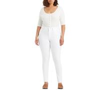 Levi's 721 Skinny Jeans White Talla: W25L32 | Vaqueros Skinny Outlet | Mujer | Blanco