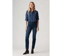 Levi's 724 High Rise Straight Blue Swell Talla: W27L32 | Vaqueros Pitillo Outlet | Mujer | Azul