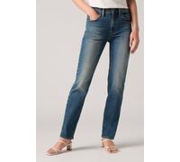Levi's 724™ High Rise Straight Jeans Dark Indigo Talla: W33L32 | Vaqueros Rectos Outlet | Mujer | Azul