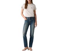 Levi's 724™ High Rise Straight Jeans Dark Indigo Talla: W34L30 | Vaqueros Rectos Outlet | Mujer | Azul