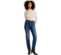 Levi's 724 High Rise Straight Dark Indigo - Worn In 31 X 32 Azul