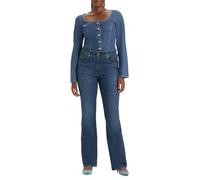Levi's 725 High Rise Bootcut Vaqueros, Blue Wave Dark, 26W / 32L Mujer