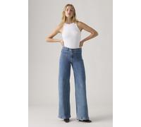 Levi's 728 Tailored HR Wide Leg Jeans, Mosey Mid Stone, 28W / 32L Mujeres