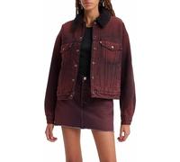 Levi's 90s Sherpa Trucker Chaqueta Mujer, Cherry Cordial Gd, S