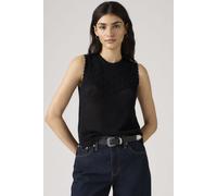 Levi's Adrienne Crochet Tank Top Black Talla: XS | Camisetas de Tirantes Outlet | Mujer | Negro