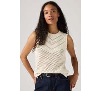 Levi's Adrienne Crochet Tank Top White Talla: S | Camisetas de Tirantes Outlet | Mujer | Blanco