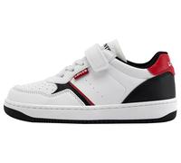 Levi's Aiden Top Velcro-Elastic Lace, Zapatillas, Cinta roja, 32 EU