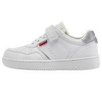 Levi's Aiden Top Velcro-Elastic Lace, Zapatillas, Plateado, 31 EU