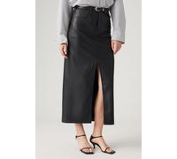Levi's Ankle Column Skirt Fl Leather Night Talla: W26 | Faldas de Cuero Outlet | Mujer | Negro