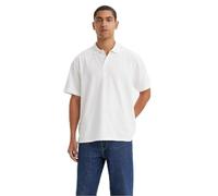 Levi's auténtico Camisa de Polo, Blanco Brillante, S para Hombre