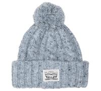 Levi's Backpatch Pom Beanie, Light Grey, Un Women's, gris claro, Talla única