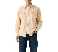 Levi's Barstow Western Standard Camisa Abotonada, Grass Is Green Khaki, M Hombres