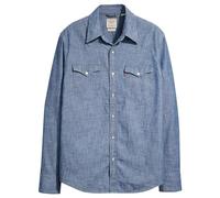 Levi's Barstow Western Standard Grant Mid Blue Talla: S | Camisas Casuales Outlet | Hombre | Azul