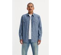 Levi's Barstow Western Standard Grant Mid Blue Talla: XL | Camisas Casuales Outlet | Hombre | Azul