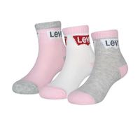 Levi's Batwing Mid Cut 3Pk, Calcetines Niños, Rosa (Cuento De Hadas), 4-5 años