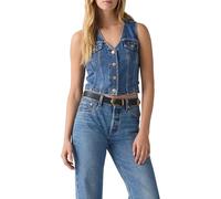 Levi's Bella Denim Corset Camiseta, Yeah Look Ndp, L Mujeres