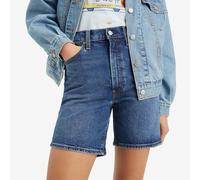 Levi's Ribcage Bermuda Shorts Blue Talla: W25 | Pantalones Cortos Outlet | Mujer | Azul