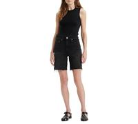 Levi's Bermudas Ribcage para Mujer, Goth Princess, 26W