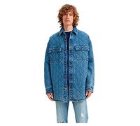 Levi's Bernal Heights - Camiseta, Camiseta, Hombre, Med Indigo - Flat Finish, M