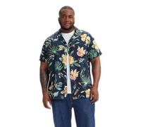 Levi's Big Sunset Camp-Camiseta Multicolor Shirt Multi-Color, Nepenthe Floral Navy, XXXL Hombre