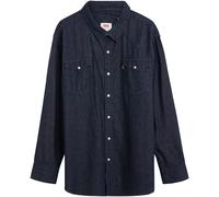 Levi's Big & Tall Classic Western Camisa abotonada Hombre Red Cast Rinse Takedown (Azul) XXXX-Large