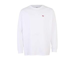 Levi's® Big & Tall Camiseta 'LS Original HM Tee' blanco XXXLxTallas normales EUR