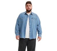 Levi's Big&tall Classic Western - Cuchillo, Camisa, Hombre, Med Indigo – Acabado Plano, 3XL