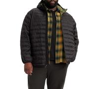 Levi's Big & Tall Pierce Packable, Jacket para Hombre, Jet Black, 5XL