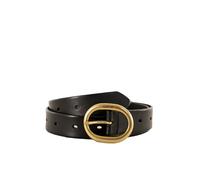 Levi's Billy Plaque Belt cinturón, Dark Brown, 100 para Hombre