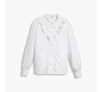 Levi's Blusa Carinna para Mujer, Blanco Brillante, L