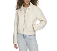 Levi's Faux Leather Bomber with Laydown Collar Chaqueta, Ostra, M para Mujer