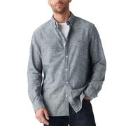 Levi's Botón auténtico Camisa Abotonada, Marlon Dark Blue Cha, L para Hombre