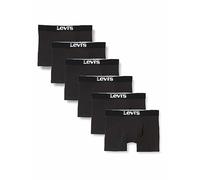 Levi's Boxer 701224217 Ropa Interior, Negro, L (Pack de 6) Hombres