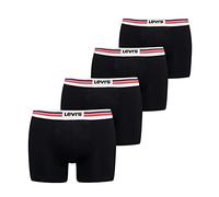 Levi's Boxer Hombre (Pack de 4), Negro Black 292 XL